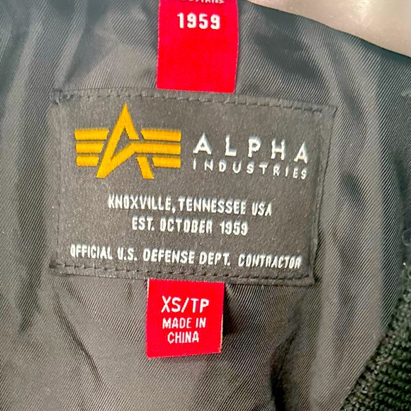 MA-1 Flight Jacket by Alpha Industries - Picture 3 of 4